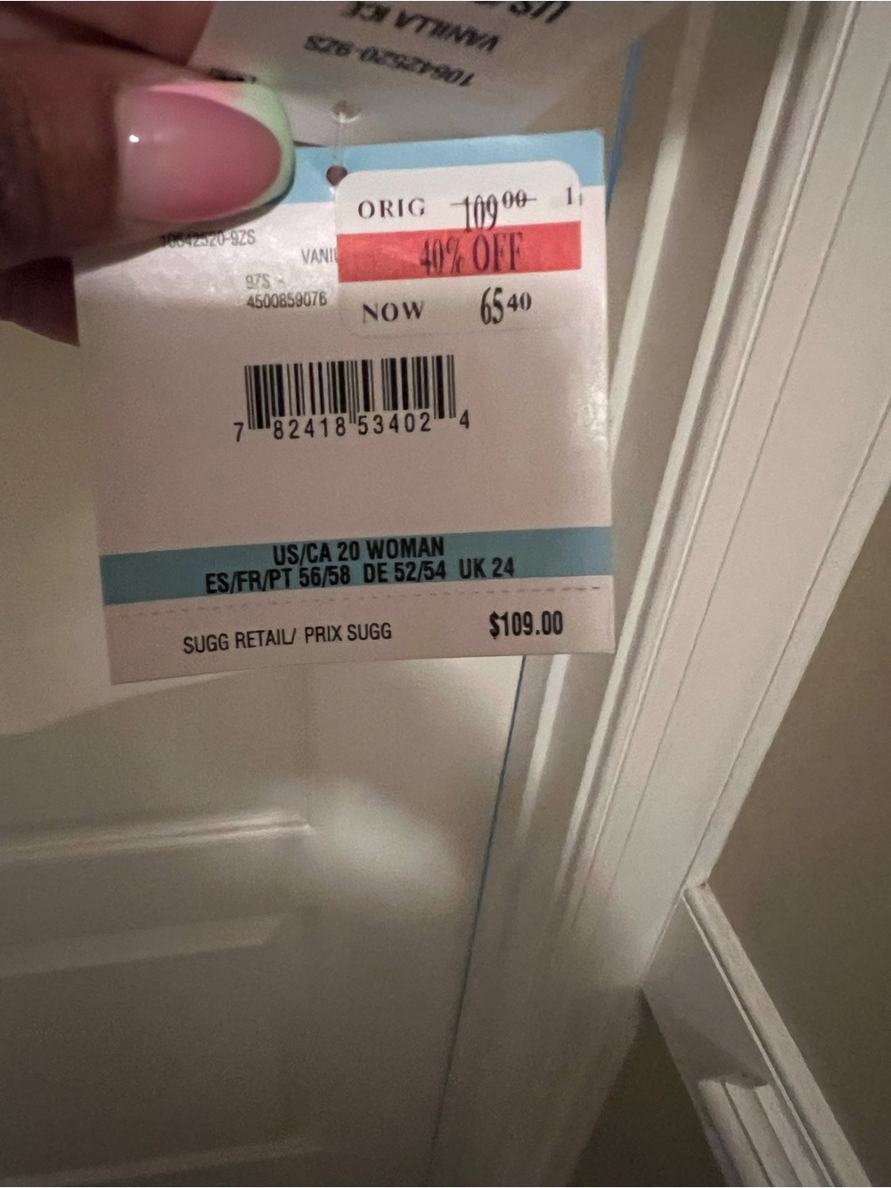 Kasper Cream Open-Front Collarless Blazer - Picture 4 of 6